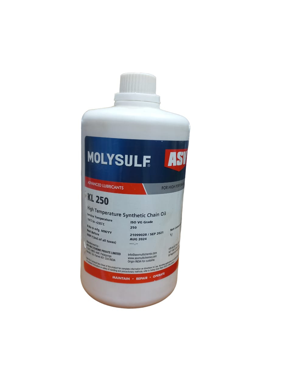 ASV KL 250 Synthetic Chain Oil