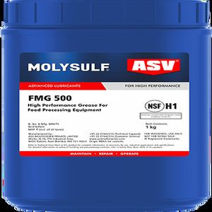 ASV FMG 500 Aluminum complex Grease for Food Processing Machinery Upto +150°C -