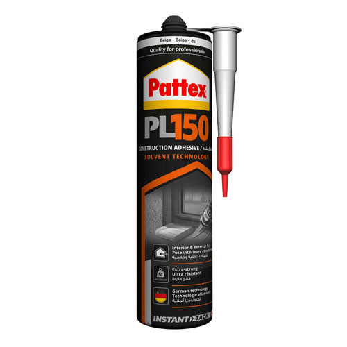 PATTEX PL 150 CONSTRUCTION ADHESIVE HIGH INITIAL TACK