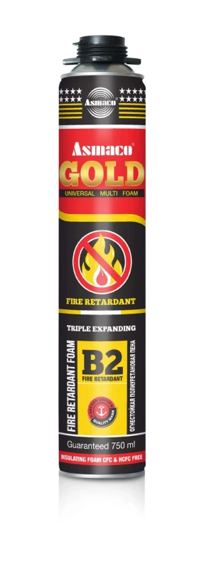 ASMACO Gold Universal Multi Foam (B2 Fire Retardant) 750ML