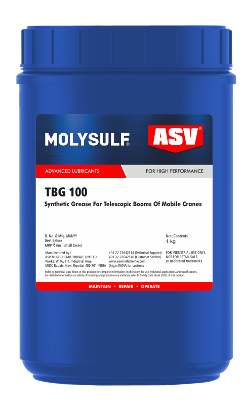 ASV TBG 100 Telescopic Booms of Mobile Cranes Grease