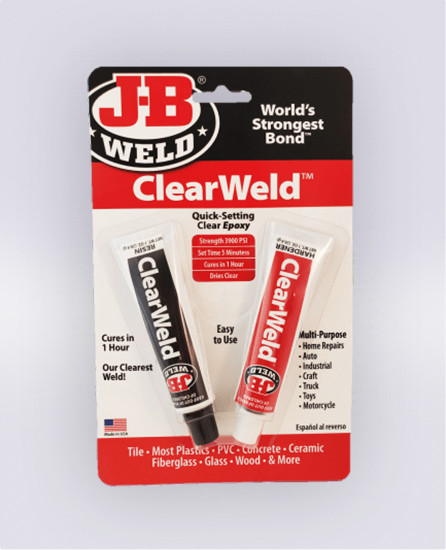 J-B WELD CLEARWELD TWIN TUBE