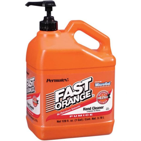 PERMATEX FAST ORANGE HAND CLEANER WITH DISPENSER