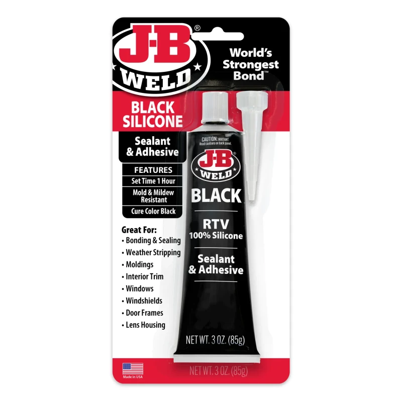 J-B WELD BLACK SILICONE SEALANT & ADHESIVE