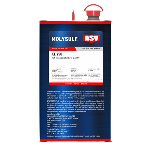 ASV KL 290 Synthetic Chain Oil