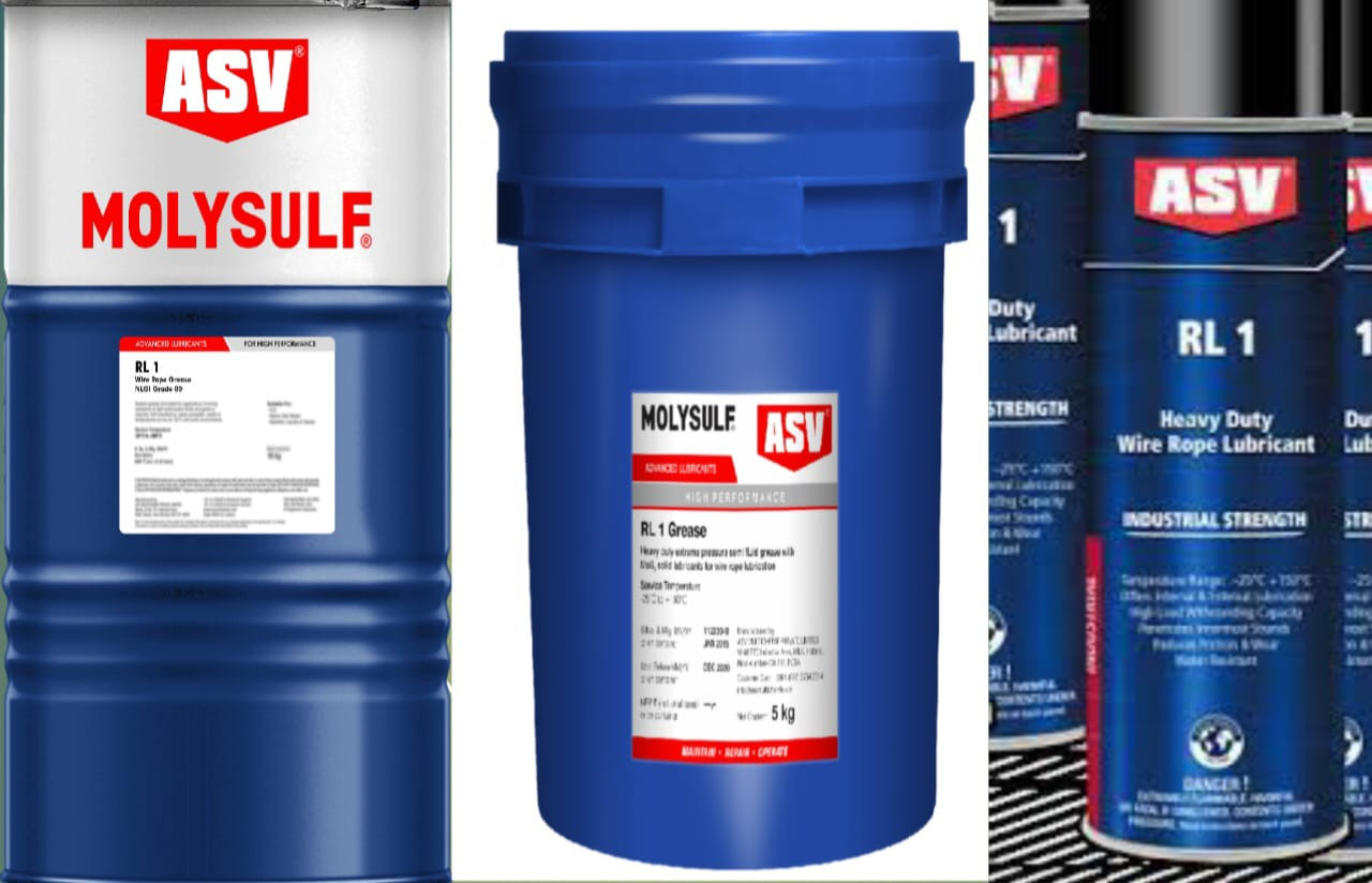 ASV RL 1 Grease For Wire Ropes & Steel Cables Upto +150°C -