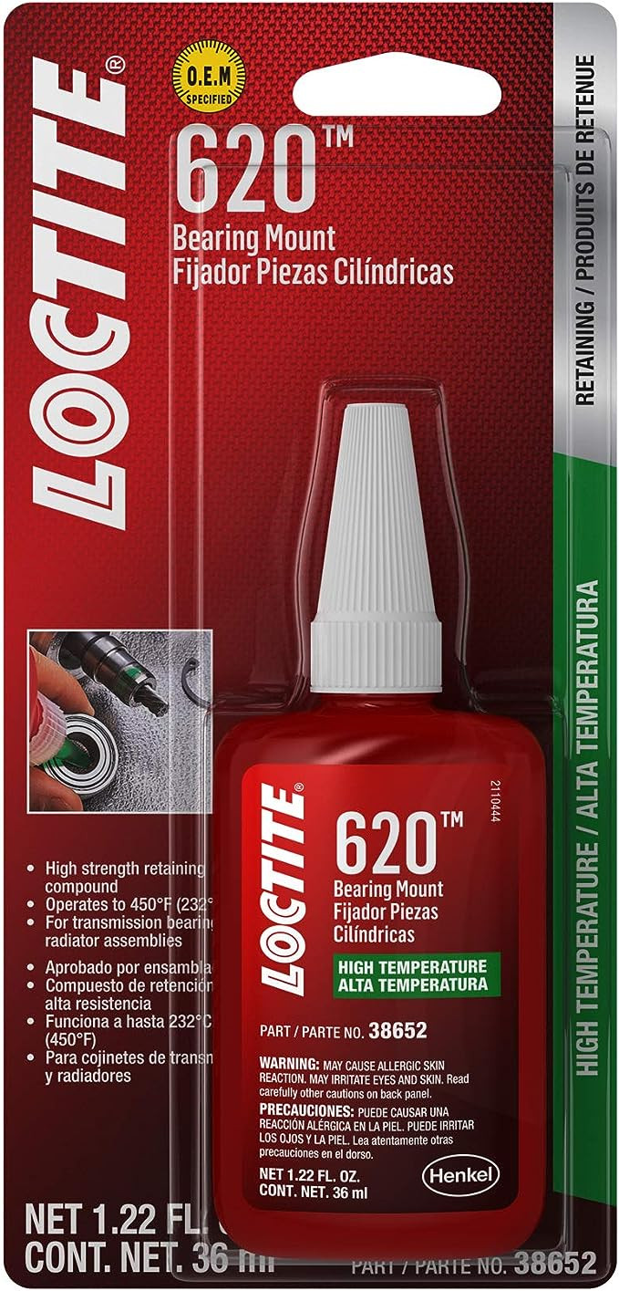 Loctite 620 High-Temperature Bearing Mount Retaining Compound